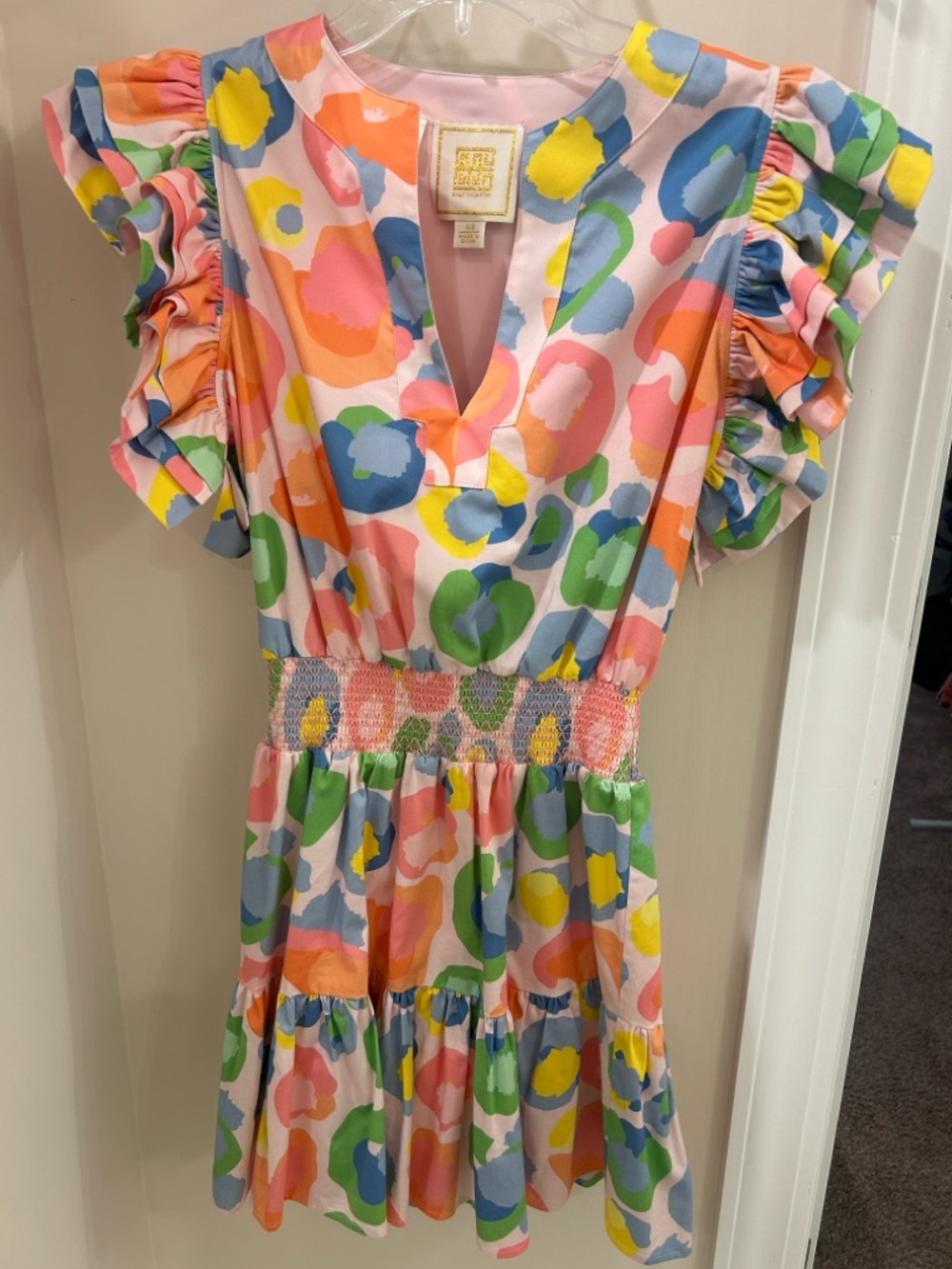 Size XS Emily McCarthy Maggie dress in candy cheetah